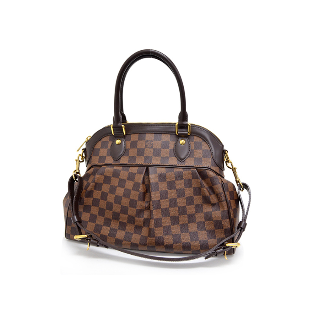 Louis Vuitton Trevi PM Bag Handbag Damier Even